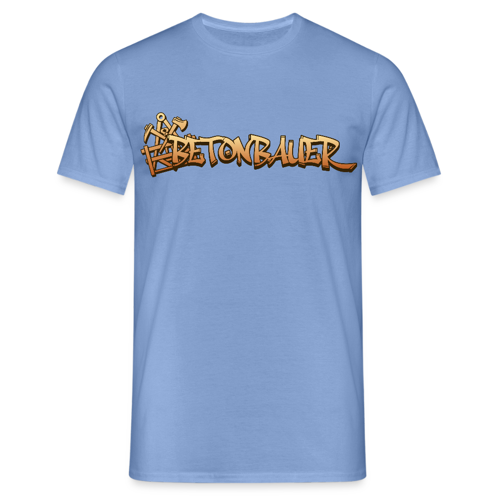Unisex T-Shirt "Betonbauer" carolina blue Männer T-Shirt