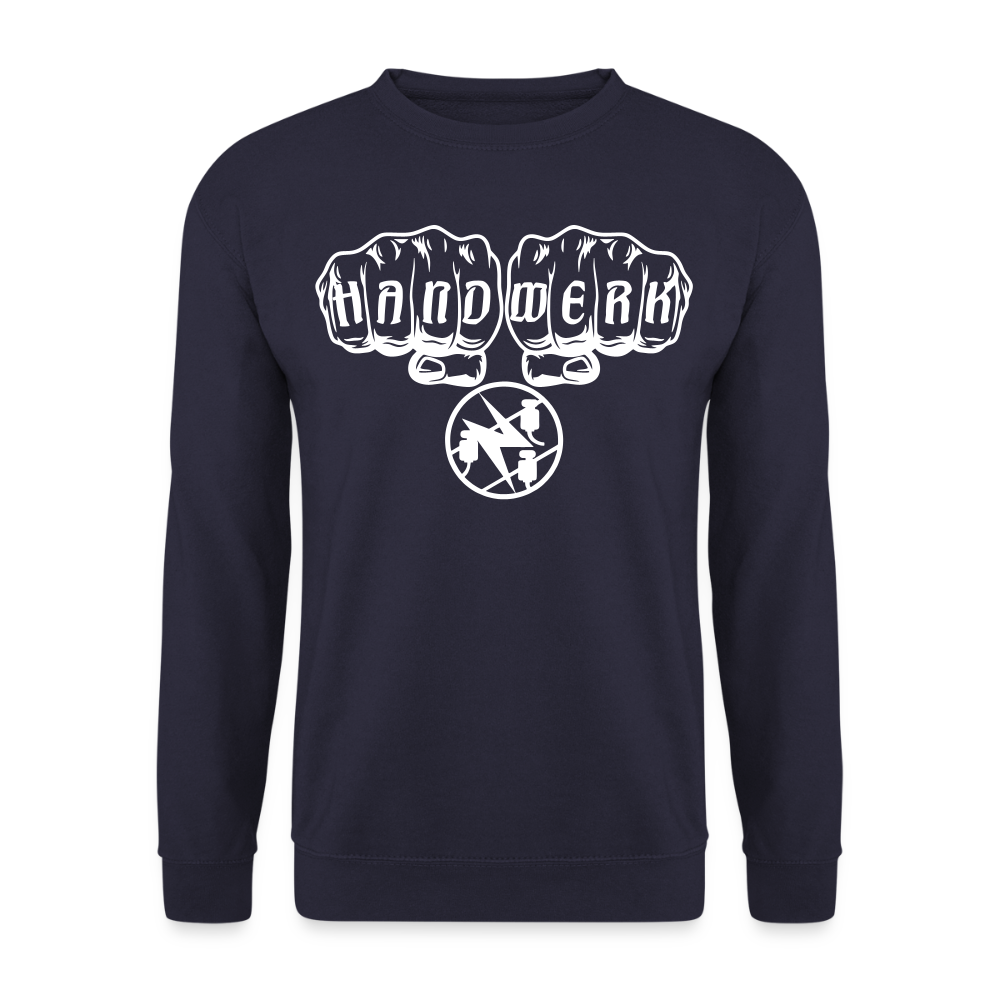 Unisex Pullover "Elektriker" Navy Unisex Pullover