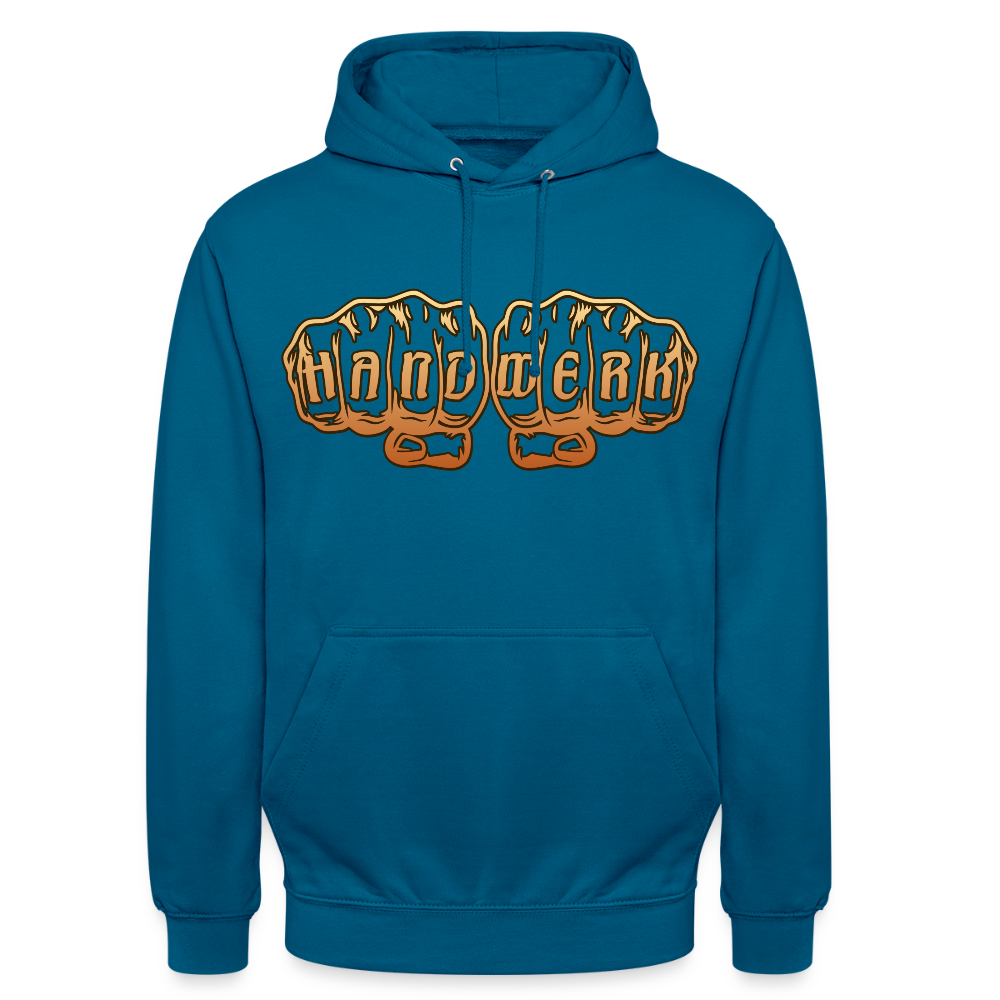 Unisex Hoodie "Handwerk" Tiefseeblau Unisex Hoodie