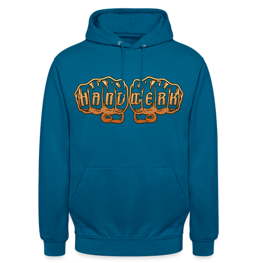 Unisex Hoodie "Handwerk" Tiefseeblau Unisex Hoodie