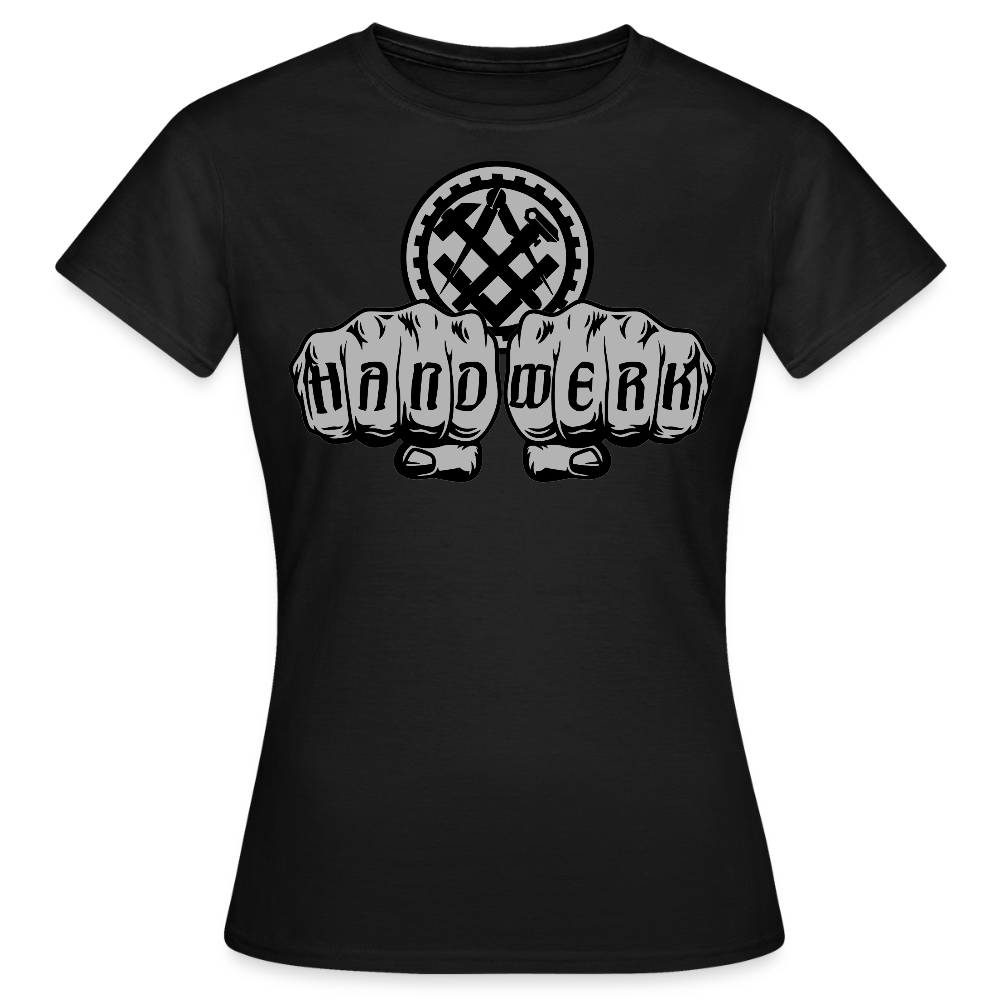 Frauen T-Shirt "Mechaniker" Schwarz Frauen T-Shirt
