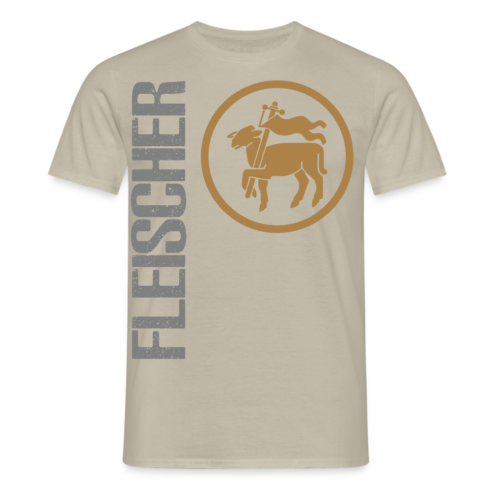 Unisex T-Shirt "Fleischer" Sandbeige Männer T-Shirt