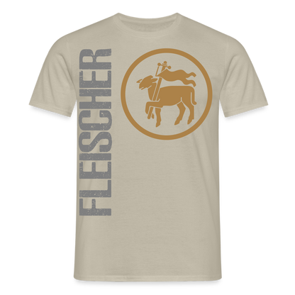 Unisex T-Shirt "Fleischer" Sandbeige Männer T-Shirt