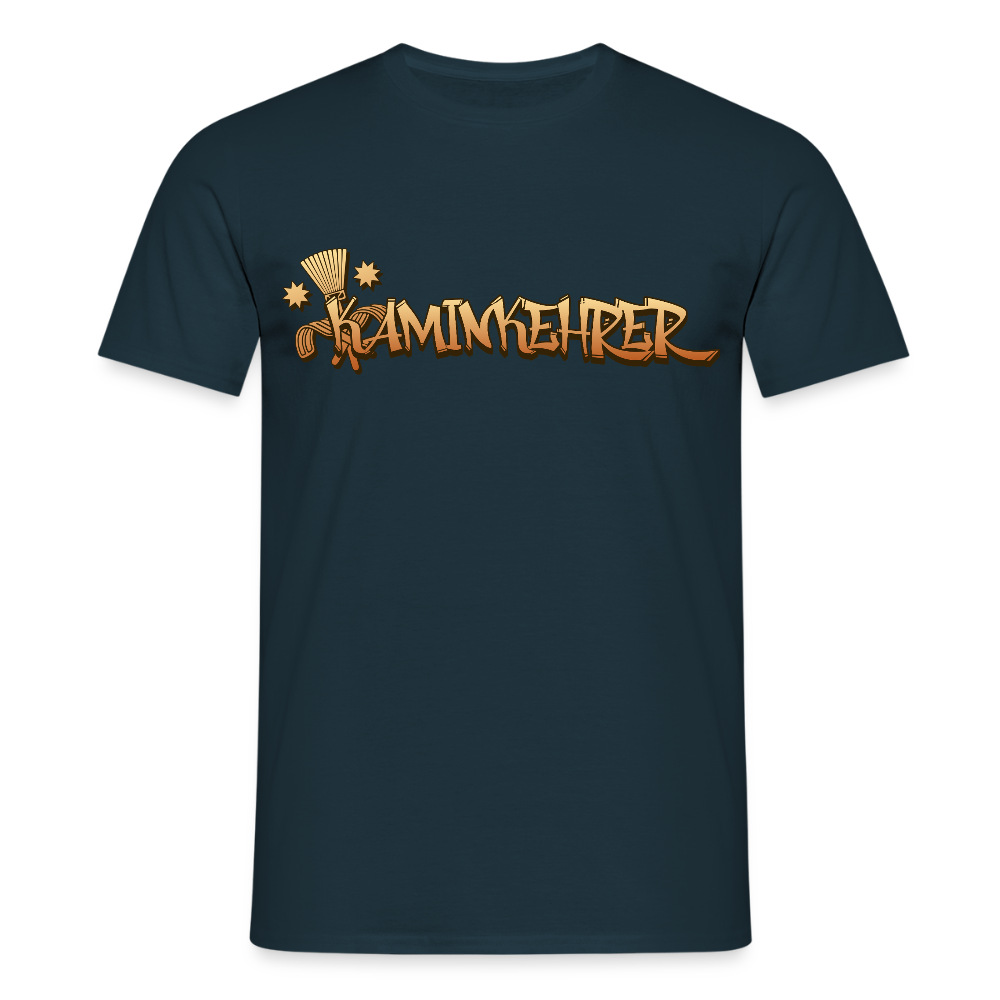 Unisex T-Shirt "Kaminkehrer" Navy Männer T-Shirt