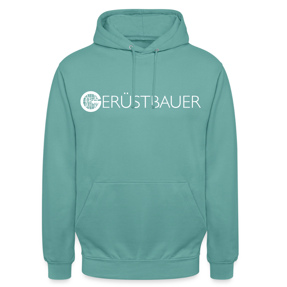 Unisex Hoodie "Gerüstbauer" - Pastelltürkis