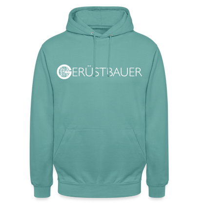 Unisex Hoodie "Gerüstbauer" Pastelltürkis Unisex Hoodie