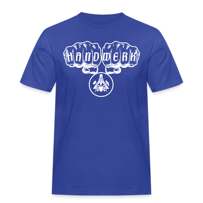 Männer Workwear T-Shirt "Maurer" Royalblau Männer Workwear T-Shirt