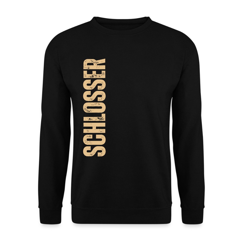 Unisex Pullover "Schlosser" Schwarz Unisex Pullover