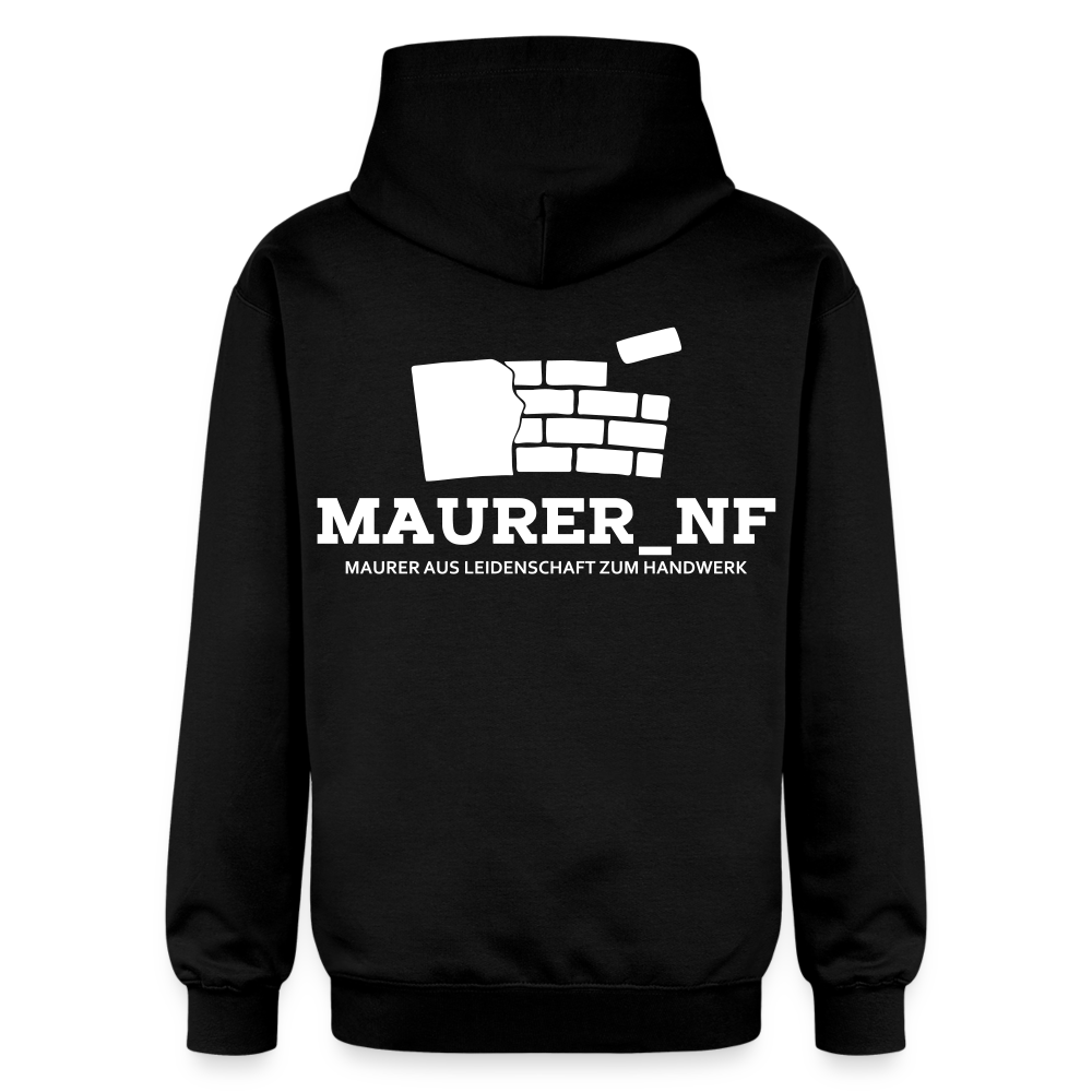 maurer_nf hinten Schwarz Gildan Unisex Softstyle® Midweight Hoodie