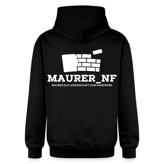 maurer_nf hinten Schwarz Gildan Unisex Softstyle® Midweight Hoodie