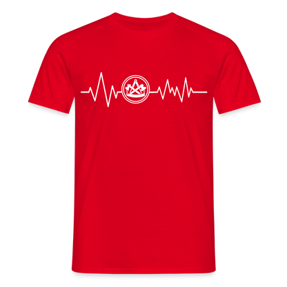 Unisex T-Shirt "Zimmermann" Rot Männer T-Shirt