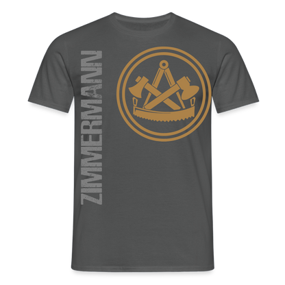 Unisex T-Shirt "Zimmermann" Anthrazit Männer T-Shirt