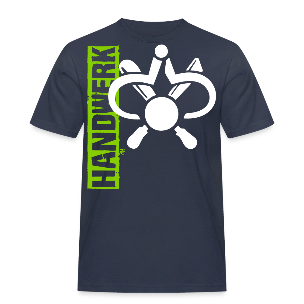 Unisex Workwear T-Shirt "Drechsler" Navy Männer Workwear T-Shirt