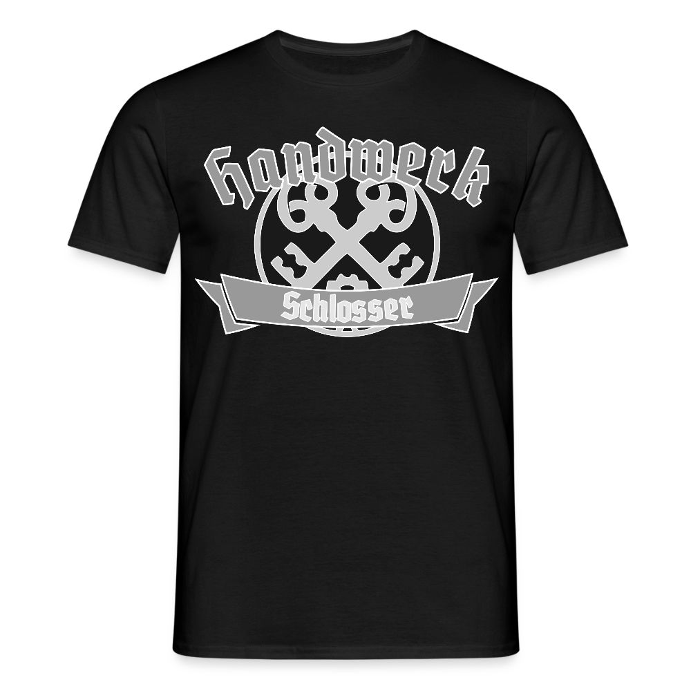 Unisex T-Shirt "Schlosser" Schwarz Männer T-Shirt