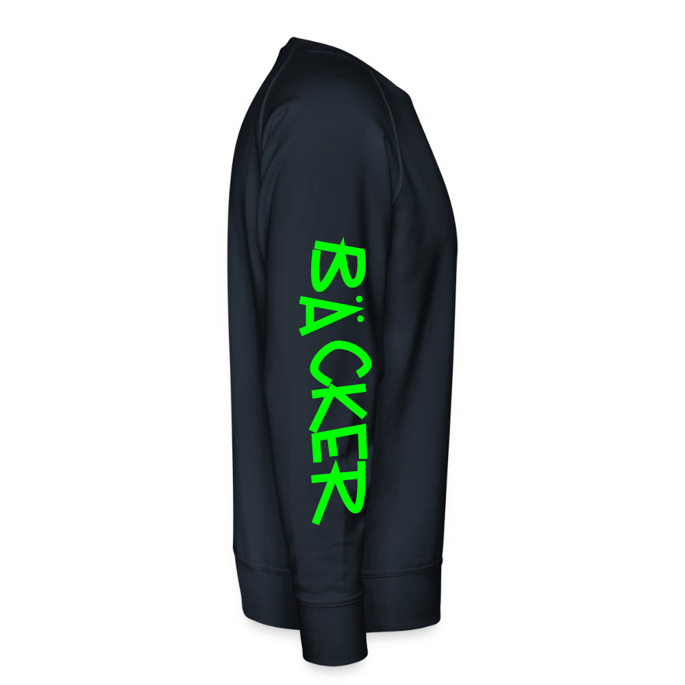 Unisex Premium Pullover "Bäcker" neongrün Männer Premium Pullover