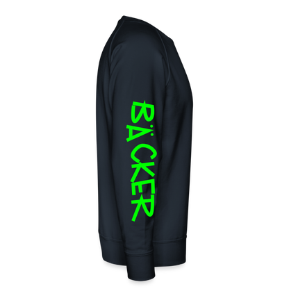 Unisex Premium Pullover "Bäcker" neongrün Männer Premium Pullover