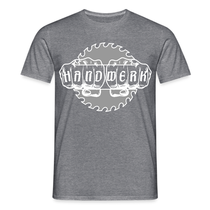 Unisex T-Shirt "Handwerk-SB" Graphit meliert Männer T-Shirt