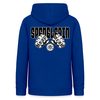 Frauen Hoodie "Spenglerin" (beidseitig beruckt) - Royalblau
