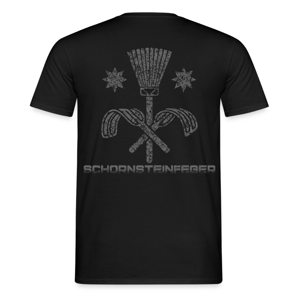Unisex T-Shirt "Schornsteinfeger" Schwarz Männer T-Shirt