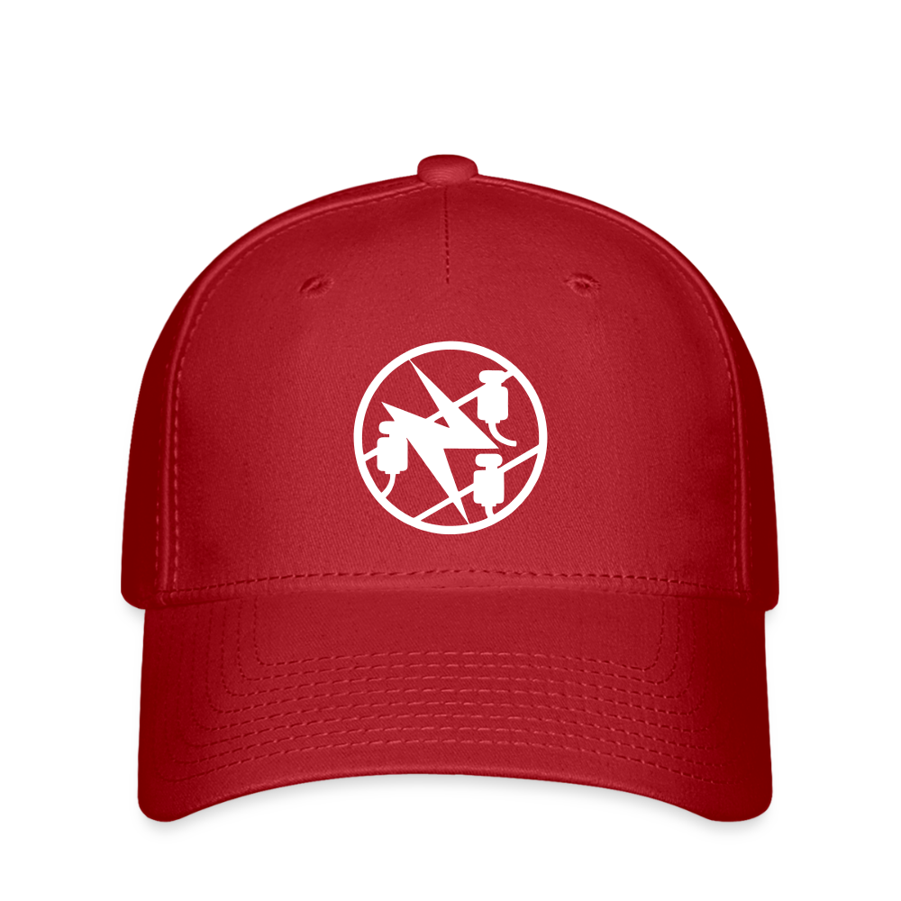 Flexfit Cap "Elektriker" Rot Flexfit Cap