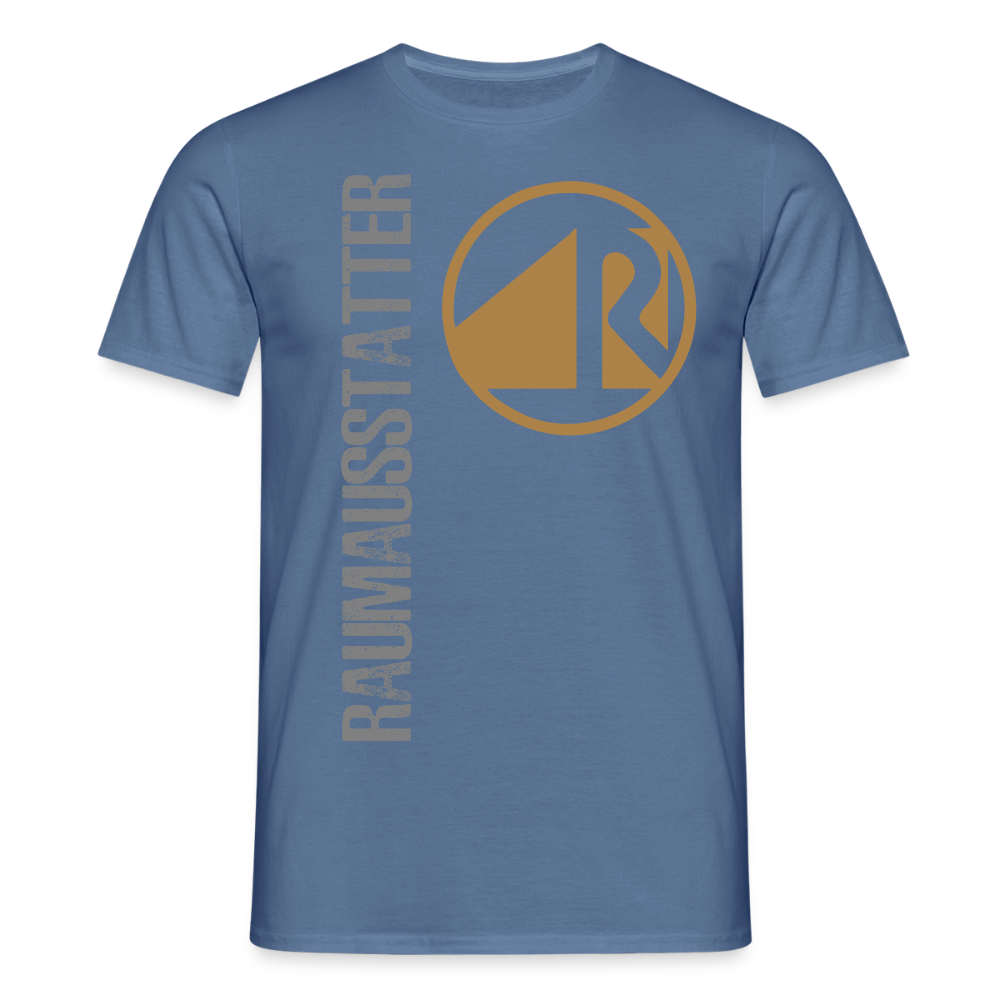Männer T-Shirt "Raumausstatter" Taubenblau Männer T-Shirt