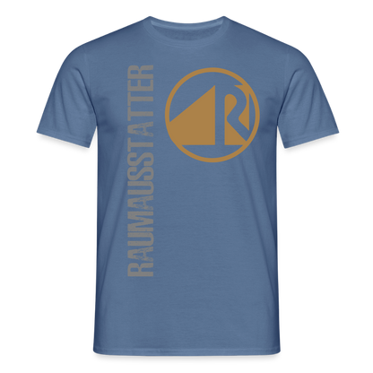 Männer T-Shirt "Raumausstatter" Taubenblau Männer T-Shirt