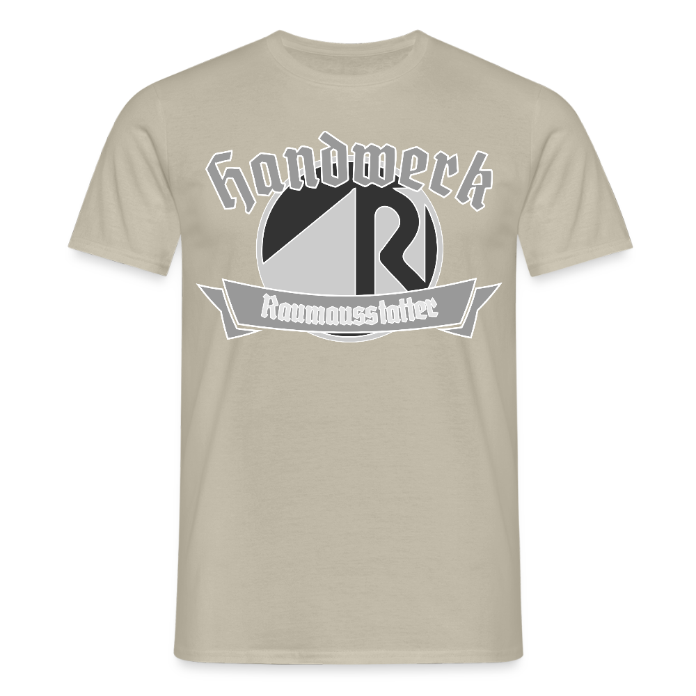 Unisex T-Shirt "Raumausstatter" Sandbeige Männer T-Shirt