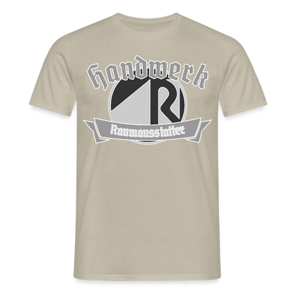 Unisex T-Shirt "Raumausstatter" Sandbeige Männer T-Shirt