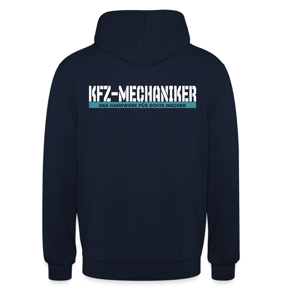 Unisex Hoodie HW-300 | MACHER "KFZ-Mechaniker" Navy Unisex Hoodie {{ color }}