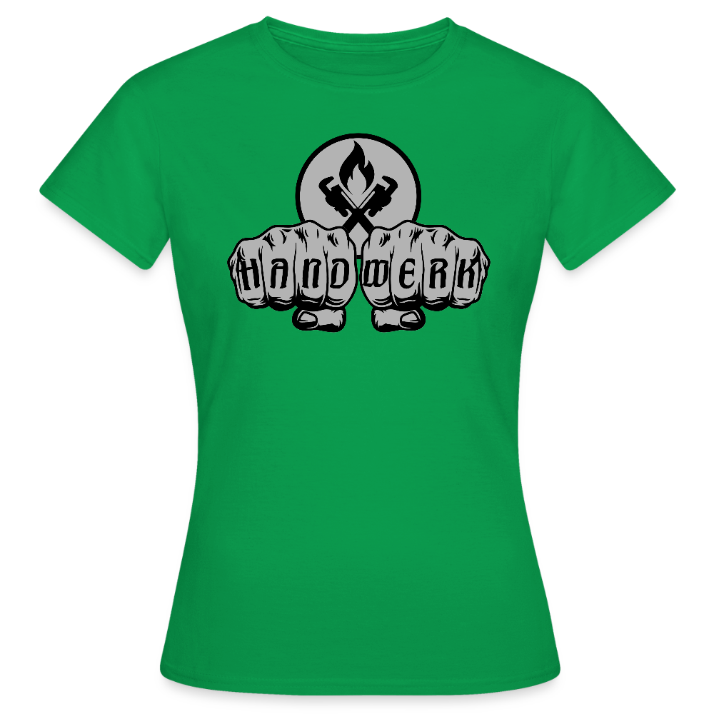 Frauen T-Shirt "Heizungsbauer" Kelly Green Frauen T-Shirt