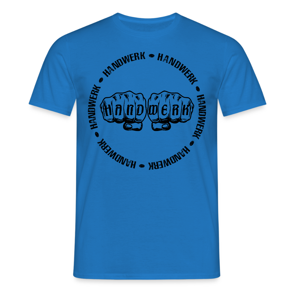 Unisex T-Shirt "Handwerk-Handwerk" Royalblau Männer T-Shirt