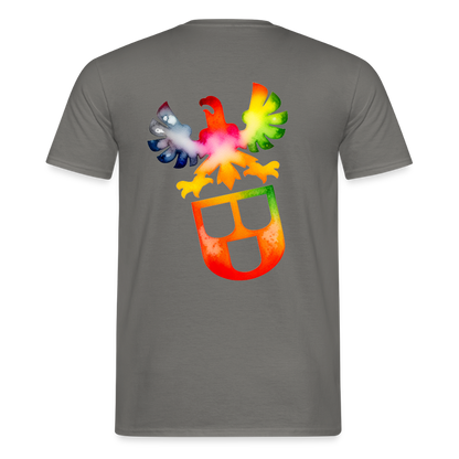 Unisex T-Shirt "Maler" (beidseitig bedruckt) - Graphit
