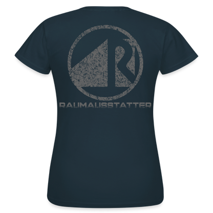 Frauen T-Shirt "Raumausstatter" Navy Frauen T-Shirt