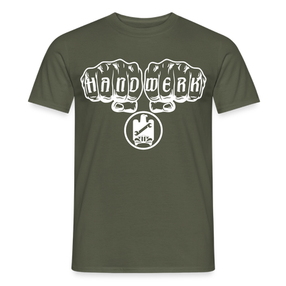 Unisex KFZ-Mechaniker T-Shirt von Spreadconnect, Männer T-Shirt mit Handwerksdesign und Fahrzeugmotiven, bequem und stylisch.