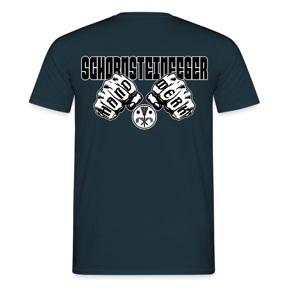 Unisex T-Shirt "Schornsteinfeger" Navy Männer T-Shirt