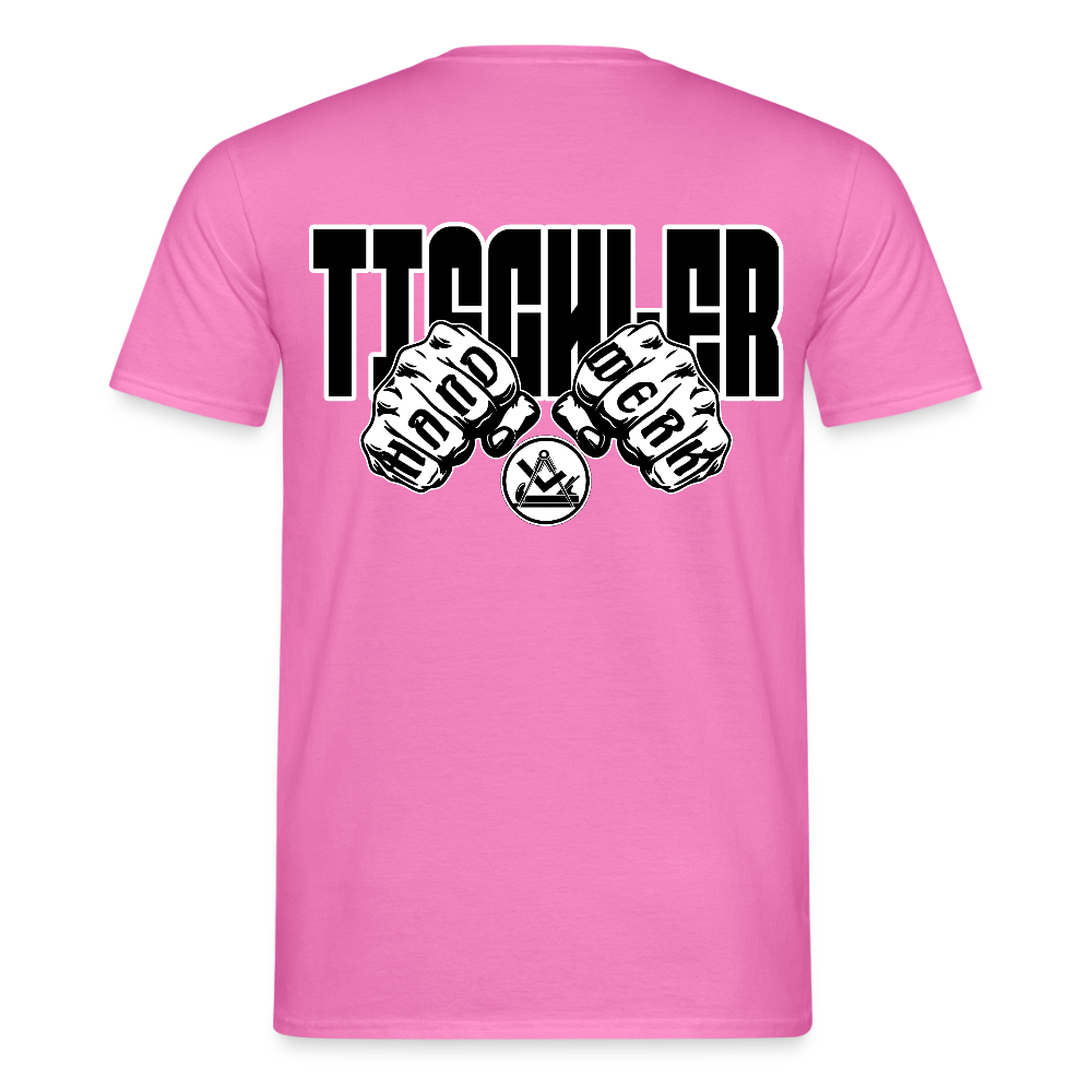 Unisex T-Shirt "Tischler" Pink Männer T-Shirt