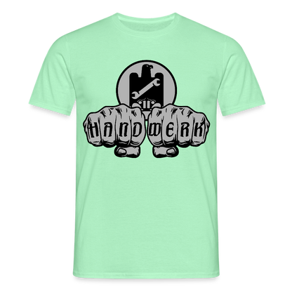 Unisex T-Shirt "KFZ-Mechaniker" Mintgrün Männer T-Shirt