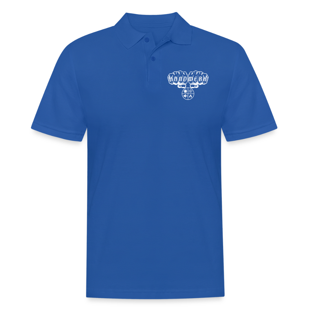 Männer Poloshirt "Isolierer" Royalblau Männer Poloshirt