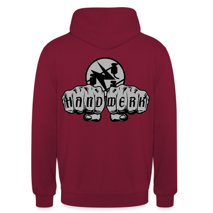 Unisex Hoodie "Elektriker" beidseitig bedruckt Unisex Hoodie