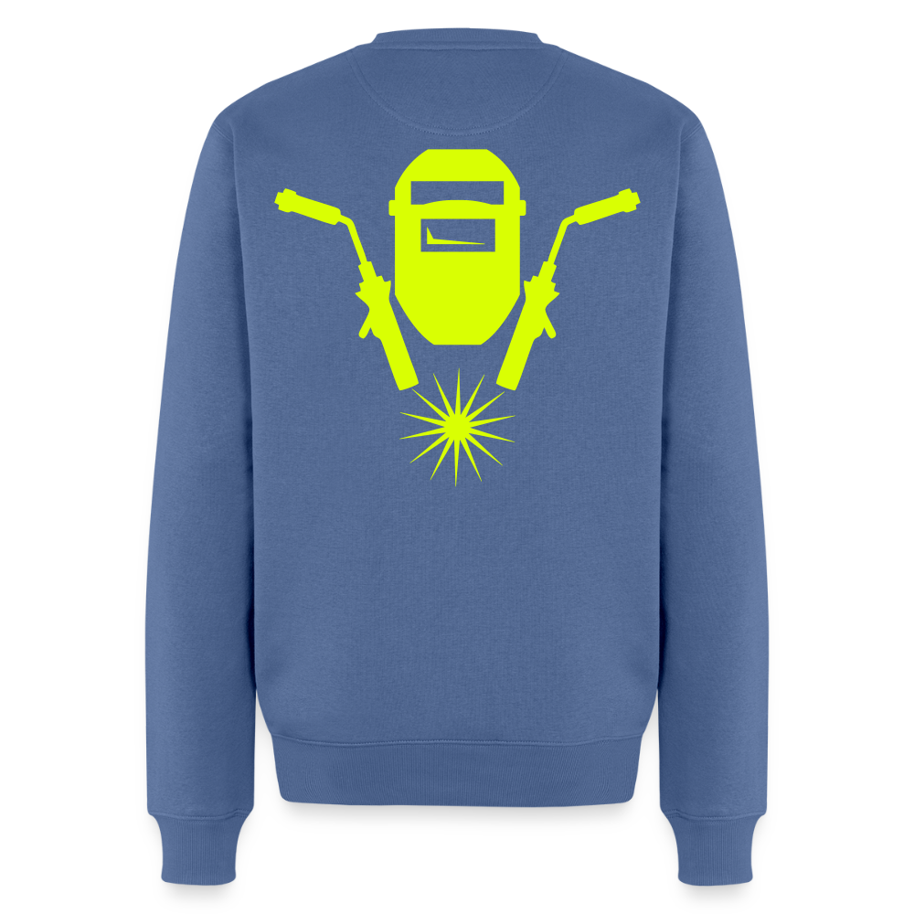 Unisex Premium Pullover "Schweisser" neongelb Männer Premium Pullover