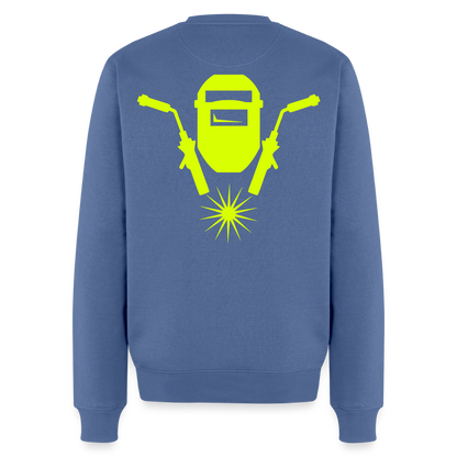 Unisex Premium Pullover "Schweisser" neongelb Männer Premium Pullover