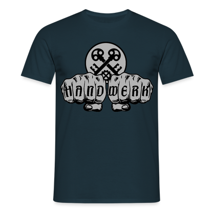 Unisex T-Shirt "Schlosser" Navy Männer T-Shirt
