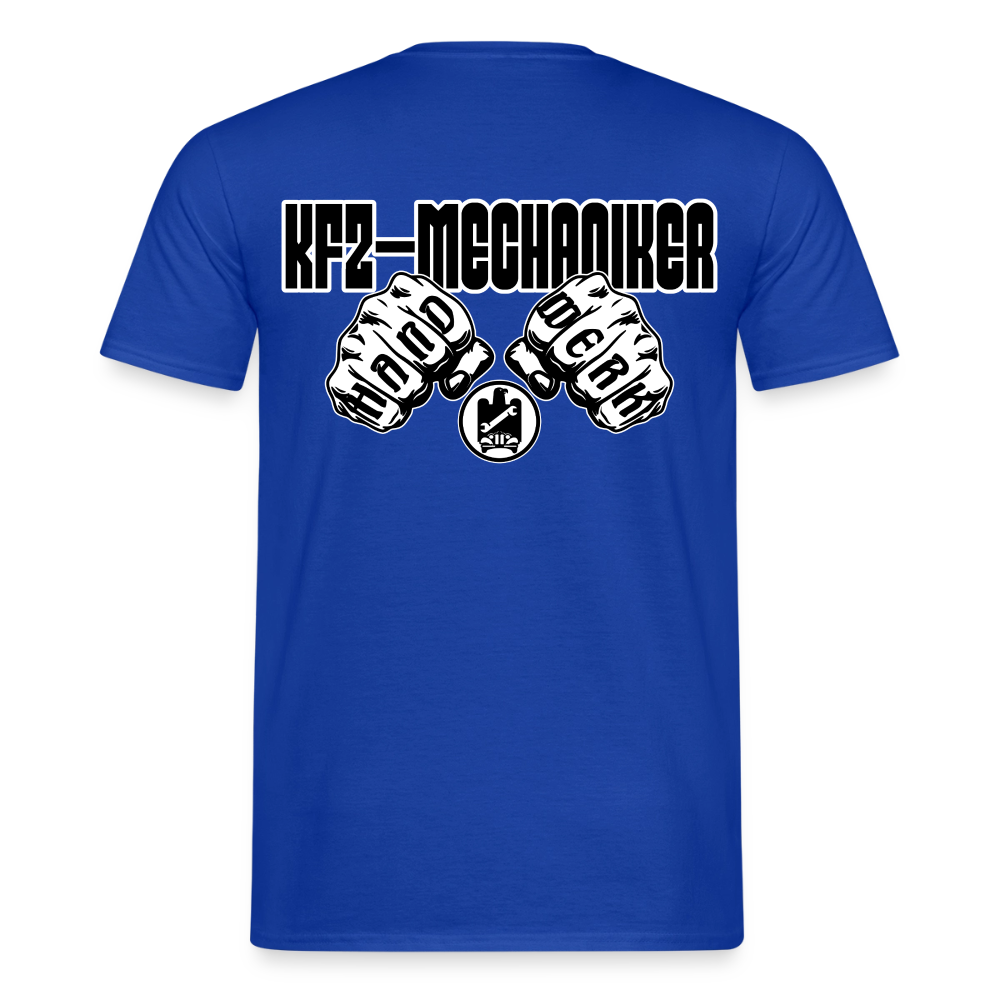 Unisex KFZ-Mechaniker T-Shirt von Spreadconnect, bequemes Männer T-Shirt mit Mechaniker-Design, aus weichem Baumwollstoff.