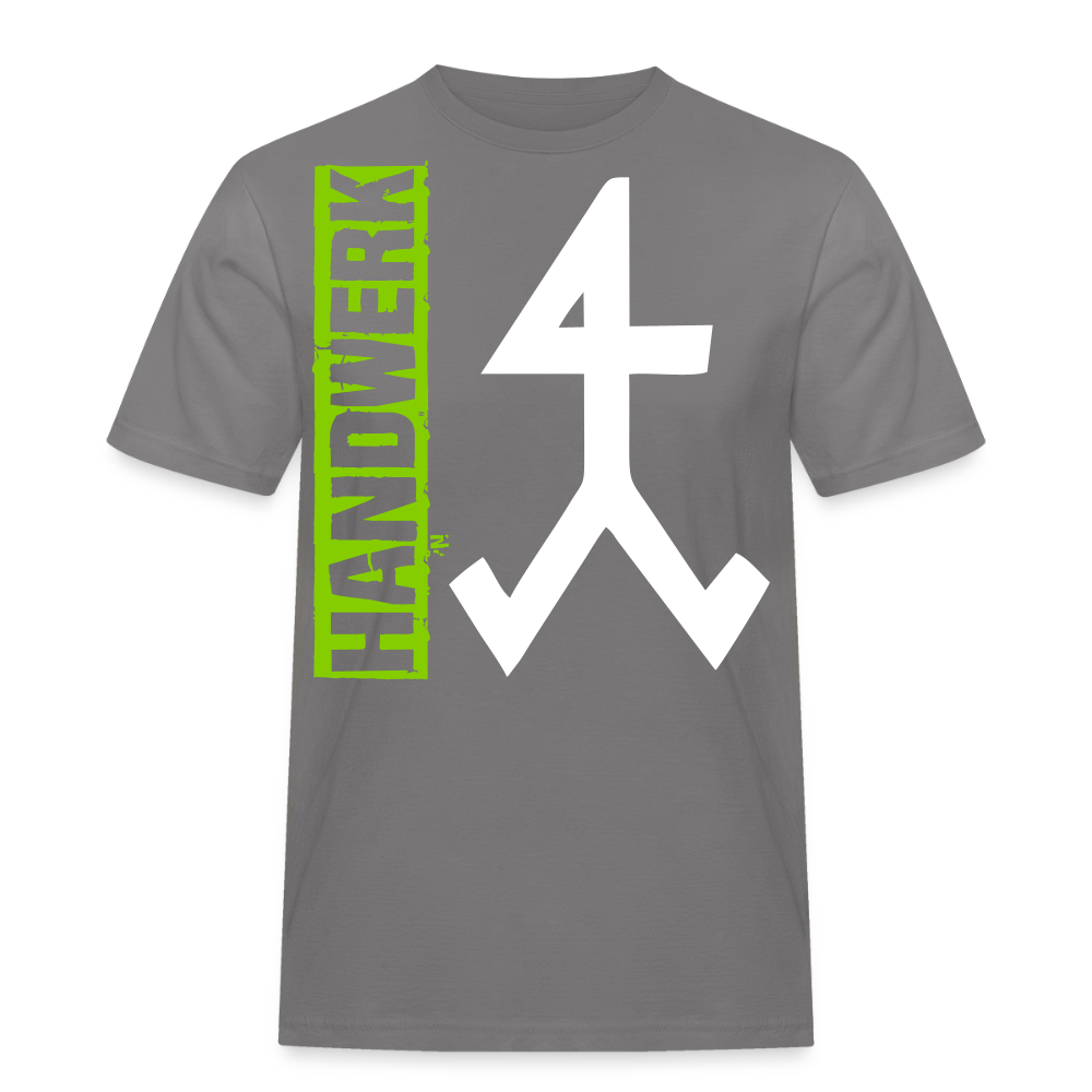 Unisex Workwear T-Shirt "Steinmetz" Grau Männer Workwear T-Shirt