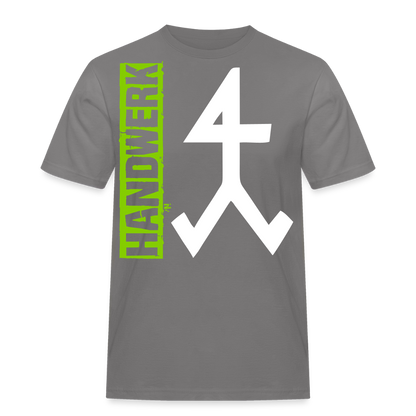 Unisex Workwear T-Shirt "Steinmetz" Grau Männer Workwear T-Shirt