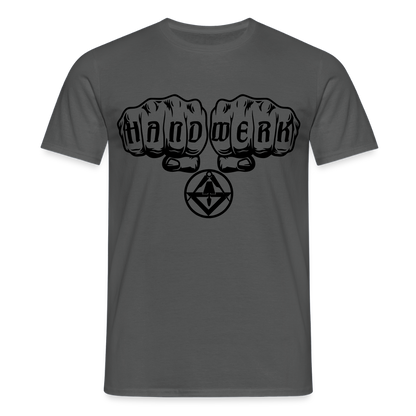 Unisex T-Shirt "Stuckateur" Anthrazit Männer T-Shirt