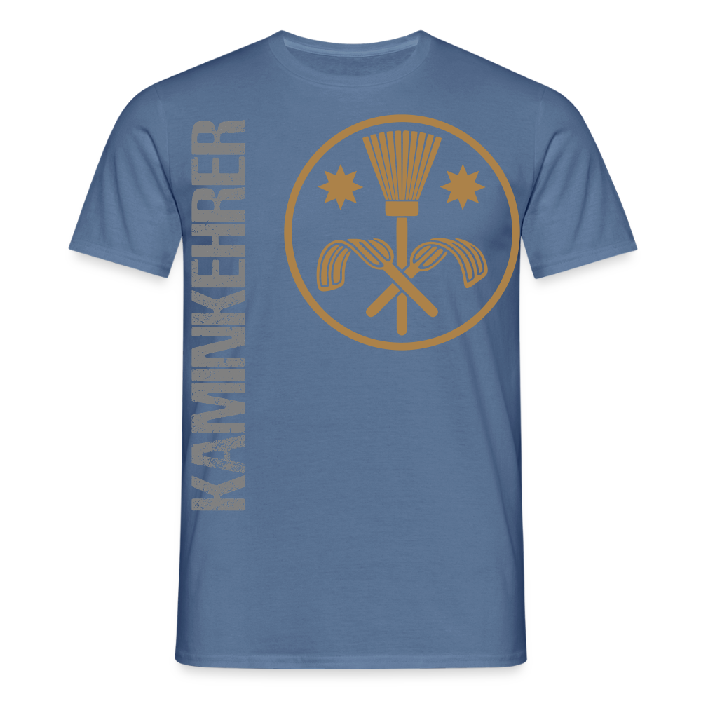 Unisex T-Shirt "Kaminkehrer" Taubenblau Männer T-Shirt