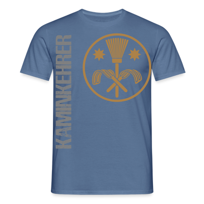Unisex T-Shirt "Kaminkehrer" Taubenblau Männer T-Shirt