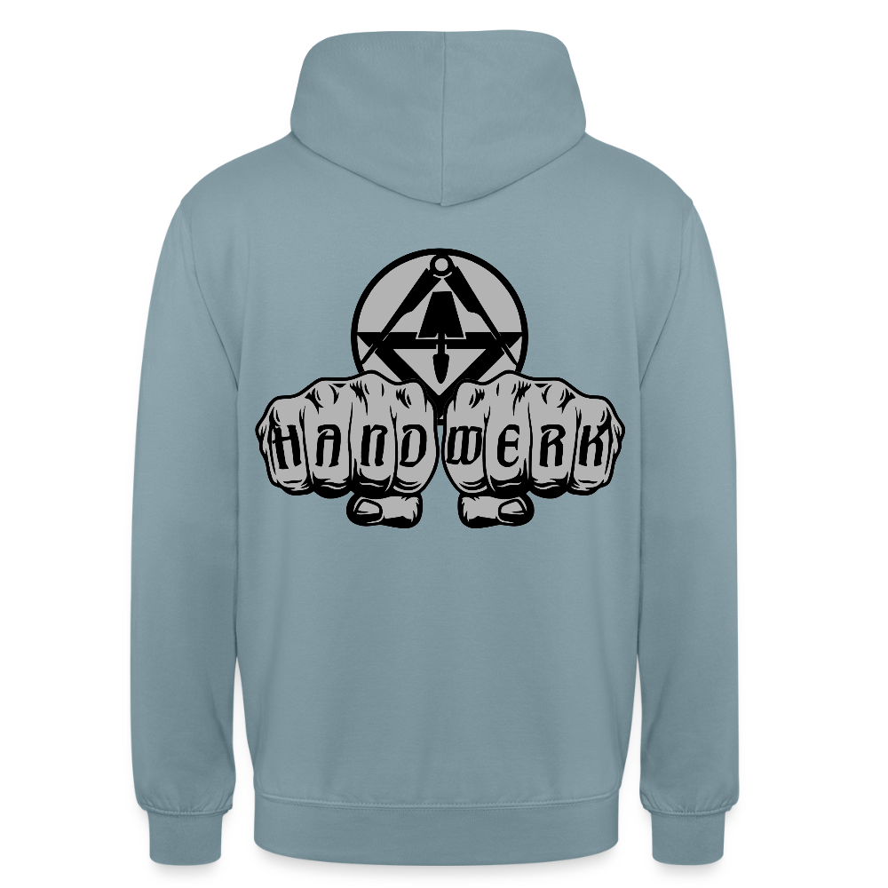 Unisex Hoodie "Stuckateur" beidseitig bedruckt Unisex Hoodie