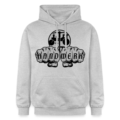 Gildan Unisex Softstyle® "Strassenbauer" Hellgrau meliert Gildan Unisex Softstyle® Midweight Hoodie